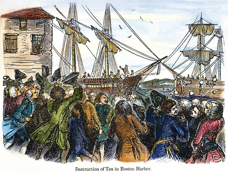 The Boston Tea Party, 1773 #3 Photograph by Granger