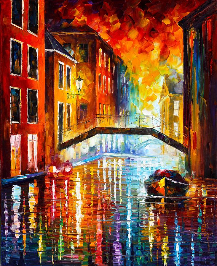 The Canals Of Venice Painting by Leonid Afremov