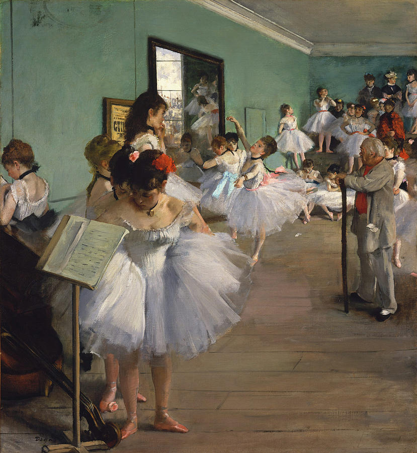 Edgar Degas Painting - The Dance Class #18 by Edgar Degas