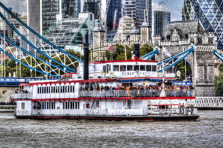 The Dixie Queen Paddle Steamer #3 Photograph by David Pyatt