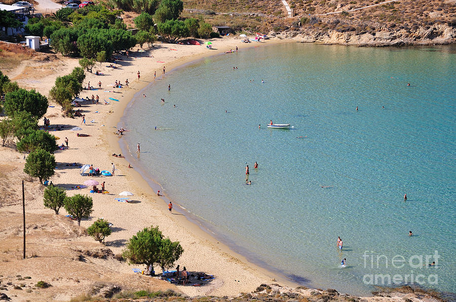 The famous Psili Ammos beach #4 Photograph by George Atsametakis