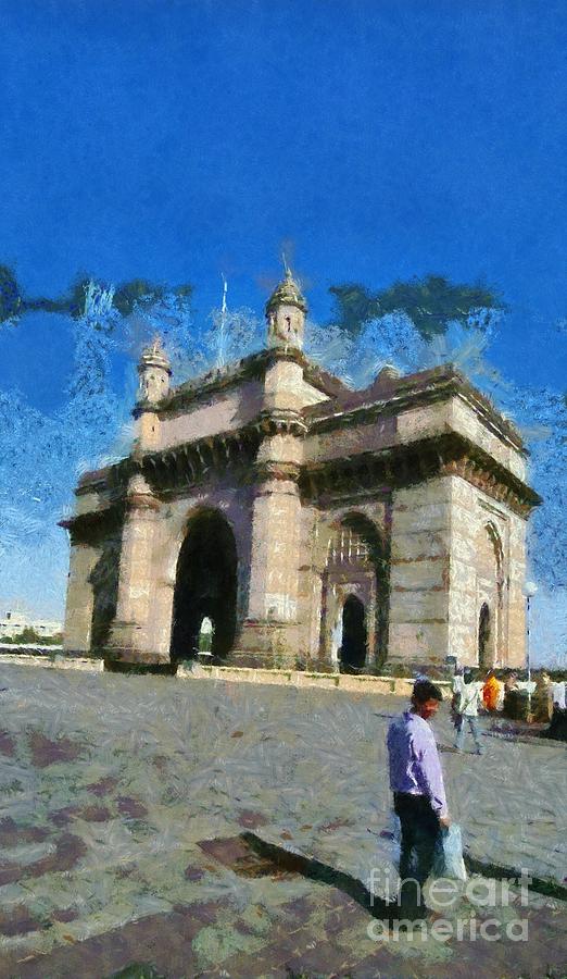 The Gateway of India #4 Painting by George Atsametakis