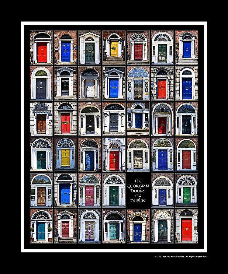 The Georgian Doors of Dublin Photograph by Joe Paul