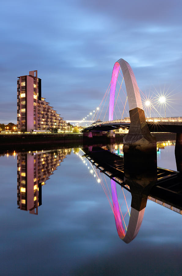 The Glasgow Clyde Arc Bridge #3 Photograph by Grant Glendinning