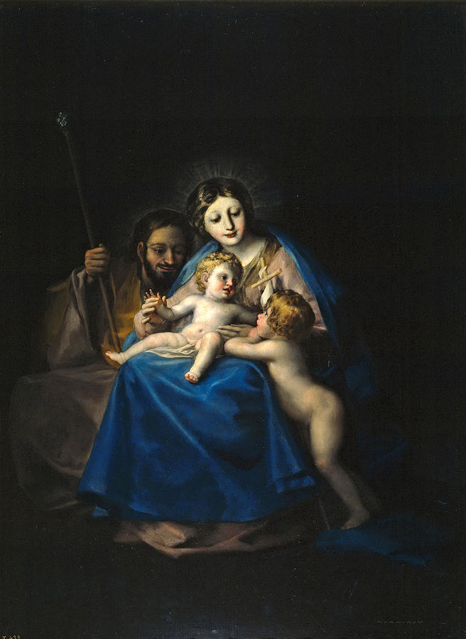The Holy Family #3 Painting by Francisco Goya