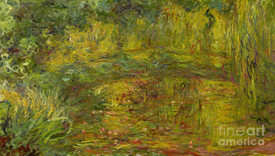 Claude Monet Painting - The Japanese Bridge by Monet by Claude Monet