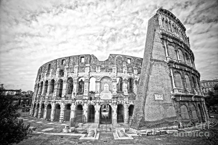 The Majestic Coliseum - Rome - Italy #3 Photograph by Luciano Mortula