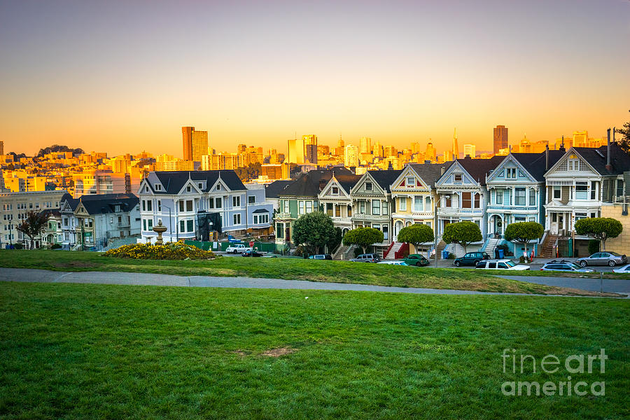 The Painted Ladies of San Francisco #3 Photograph by Luciano Mortula