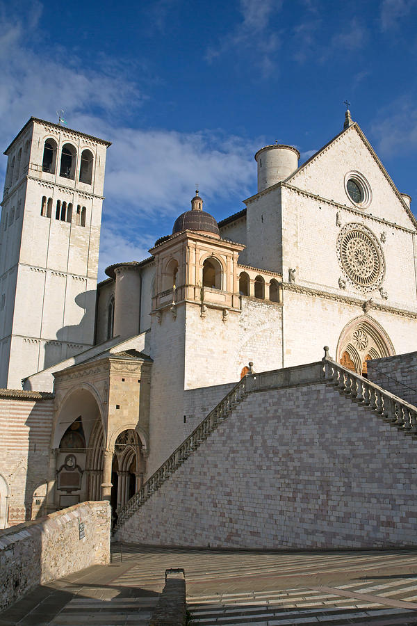 Romanesque Photograph - The Papal Basilica of St. Francis of Assisi  #3 by Jaroslav Frank