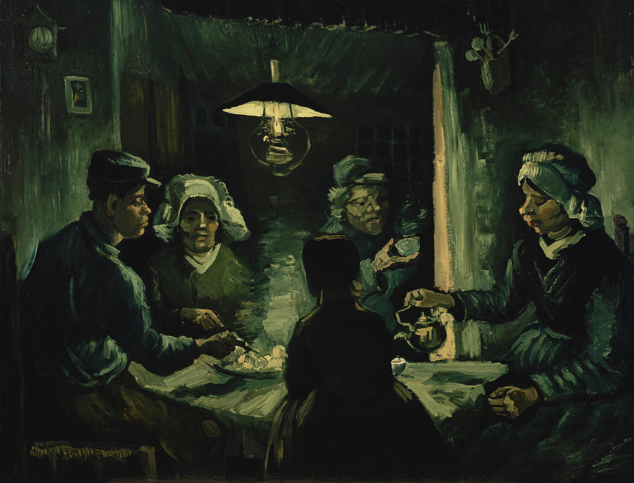The Potato Eaters  Painting by Vincent Van Gogh
