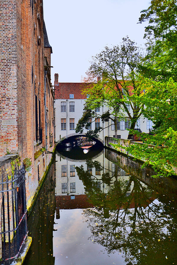 George Clooney Photograph - The Quiet Waters Of The Canals Of Bruges. #3 by Andy i Za