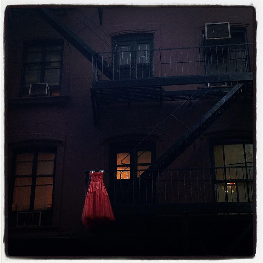 The Red Gown Photograph by Natasha Marco