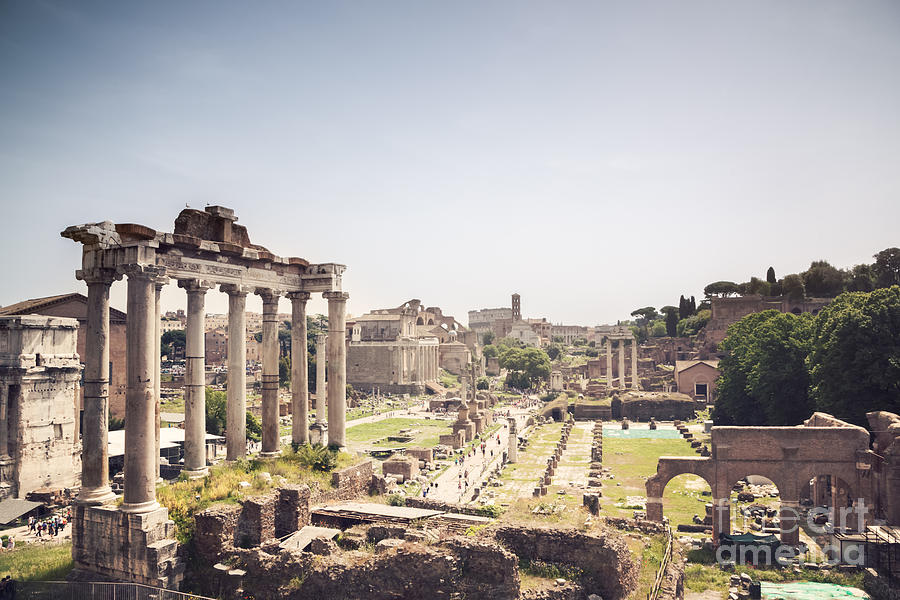 The roman forum Rome Italy #3 Photograph by Matteo Colombo