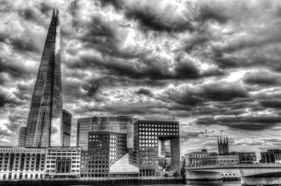 London Photograph - The Shard and South Bank #3 by David Pyatt