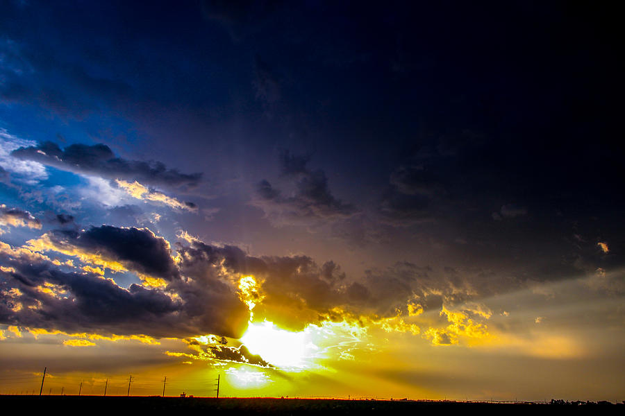 The Sunset after the Supercell #5 Photograph by NebraskaSC