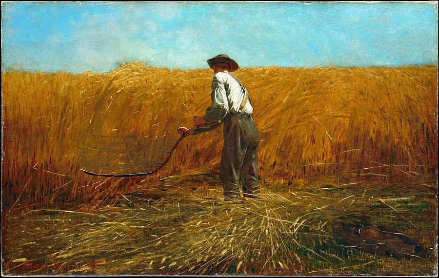 Winslow Homer Painting - The Veteran in a New Field #3 by Celestial Images