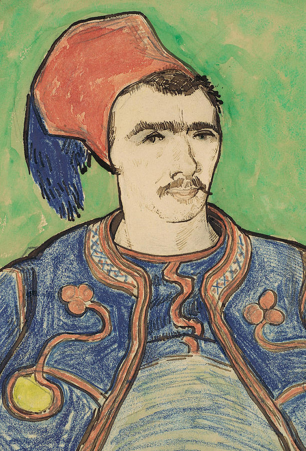 The Zouave #10 Painting by Vincent van Gogh