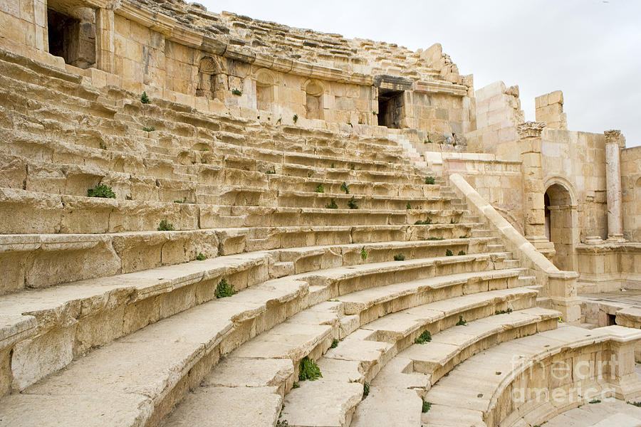 Theater, Gerasa, Jordan #3 Photograph by Adam Sylvester