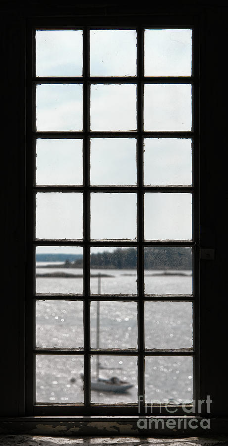 Boat Photograph - Through an Old Window #3 by Olivier Le Queinec
