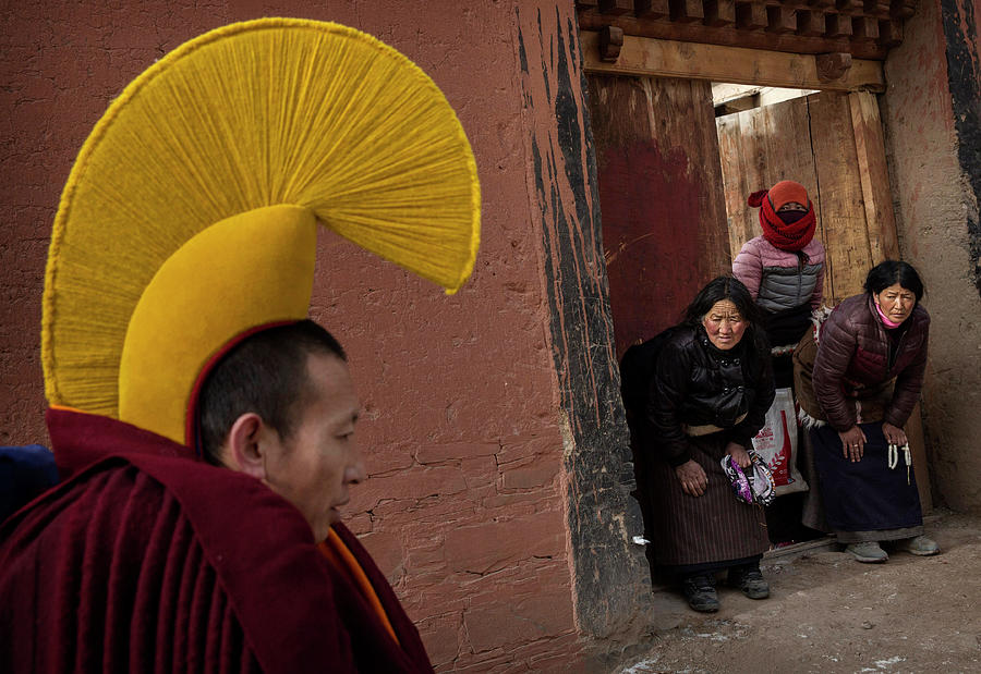 Tibetan Buddhists Celebrate Religion #3 Photograph by Kevin Frayer