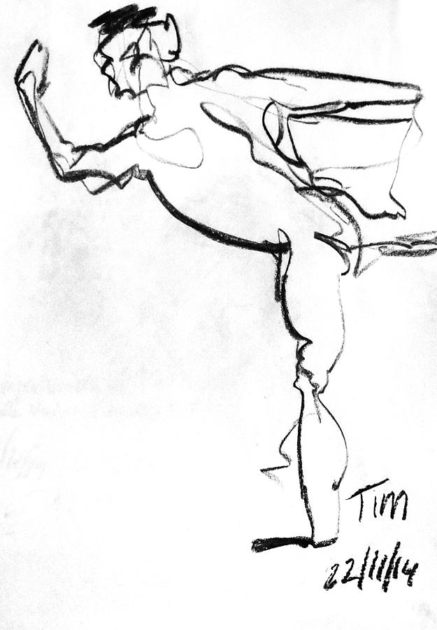 Tim Drawing From Mit tim Drawing by Hans Van Weerd - Fine Art America