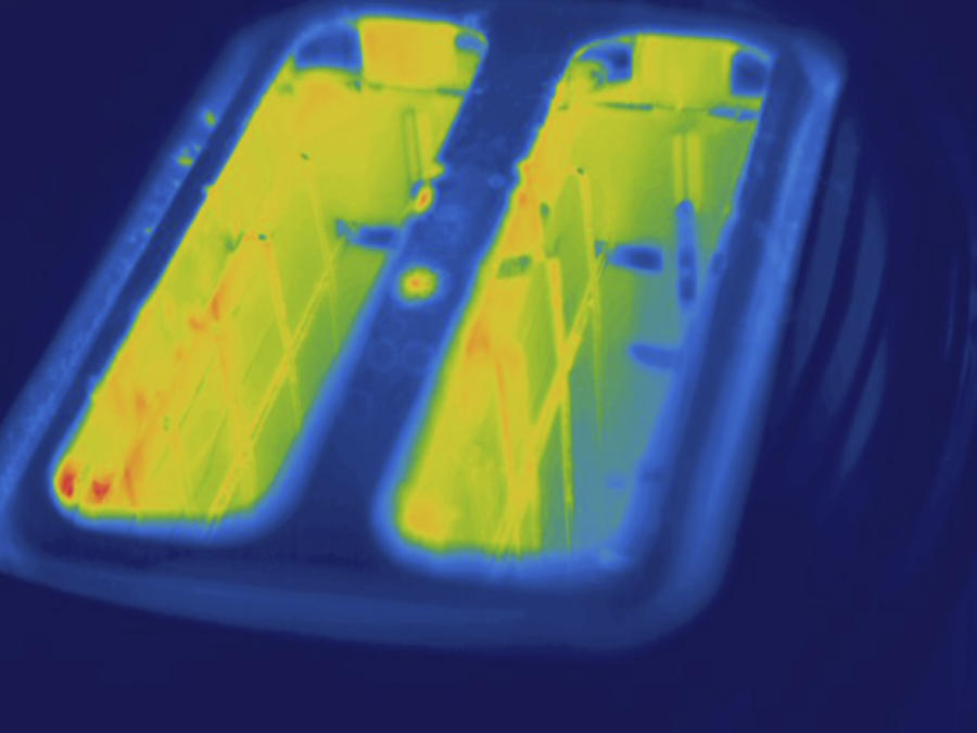 Toaster, Thermogram Photograph by Science Stock Photography - Pixels