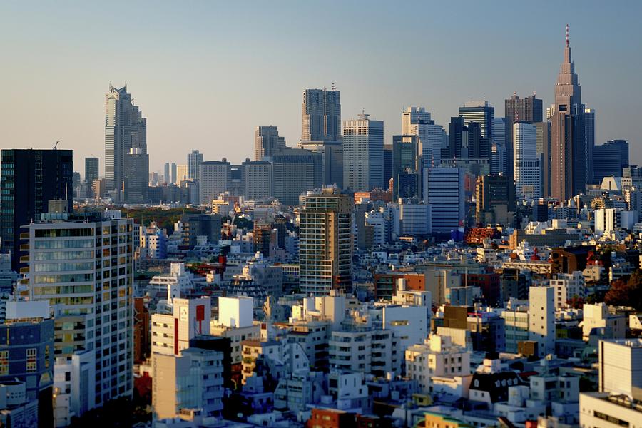 Tokyo Downtown Cityscape #3 Photograph by Vladimir Zakharov