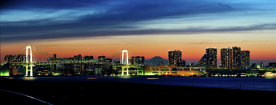 Tokyo Panorama  At Sunset #3 Photograph by Vladimir Zakharov