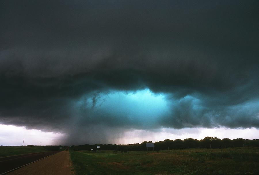 Tornadic Supercell Thunderstorm Photograph by Jim Reed Photography ...