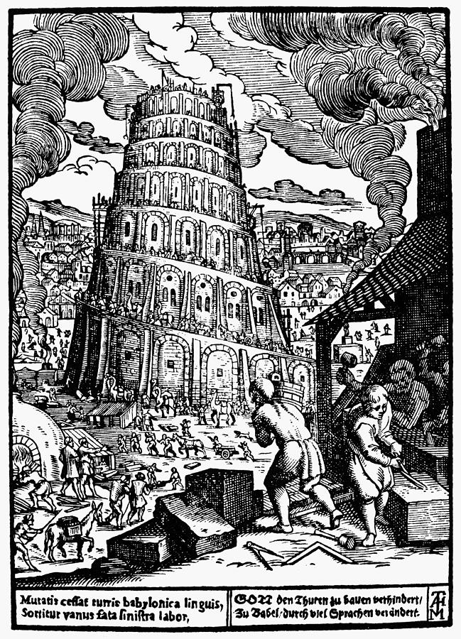 Tower Of Babel #3 Painting by Granger
