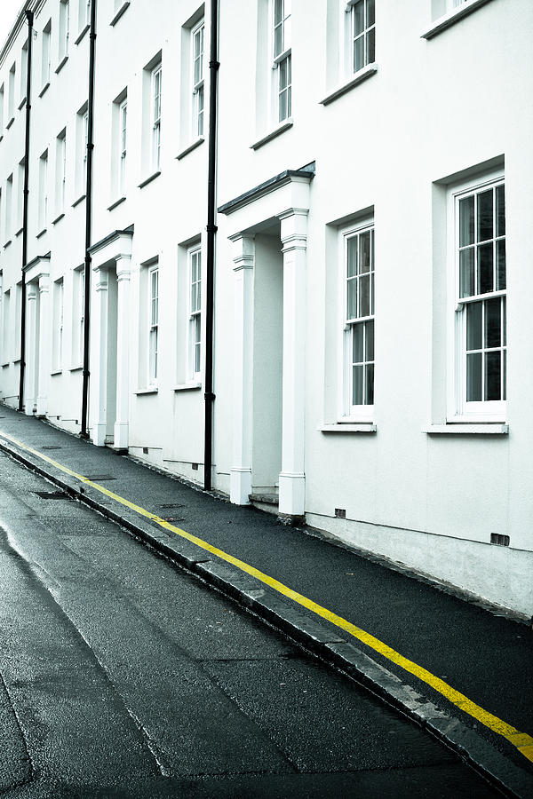 Architecture Photograph - Town houses #3 by Tom Gowanlock