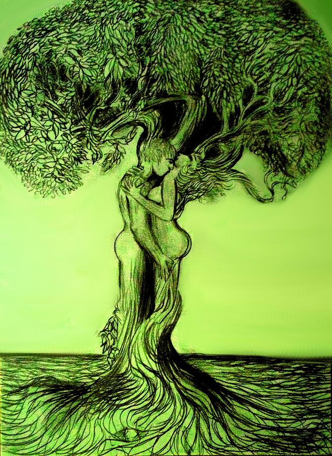 Tree #3 Digital Art by Jesse Harris