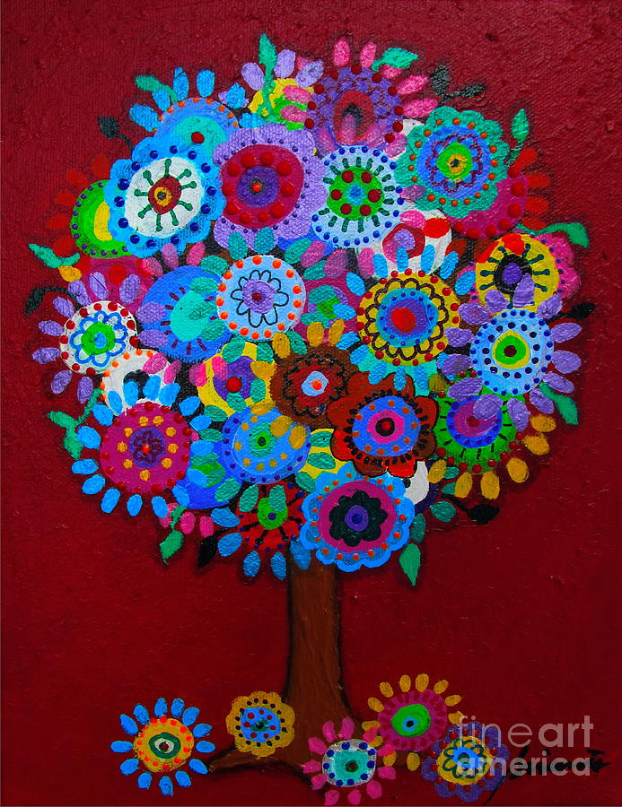 Tree Of Hope #3 Painting by Pristine Cartera Turkus