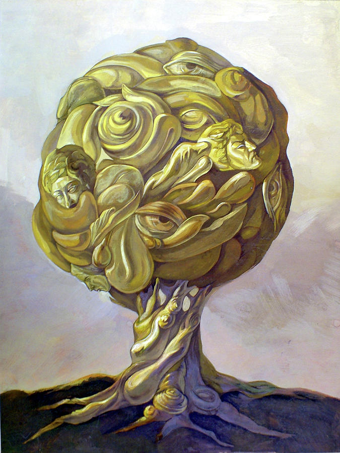 Tree Of Knowledge Painting - Tree of Knowledge #2 by Filip Mihail