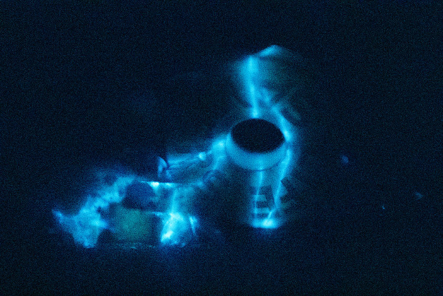 Triboluminescence #3 Photograph by Ted Kinsman