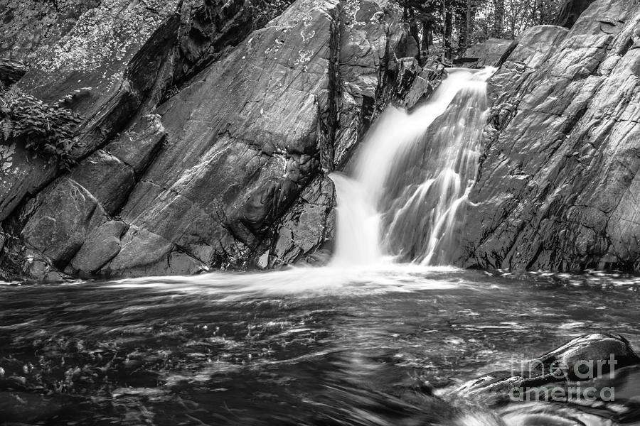 Fall Photograph - Trues Brook Gorge Water Fall #3 by Edward Fielding