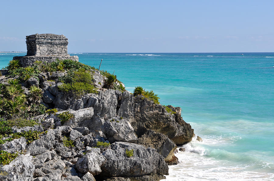 Tulum Mexico Coastal Mayan Ruin Photograph By Brandon Bourdages - Fine ...