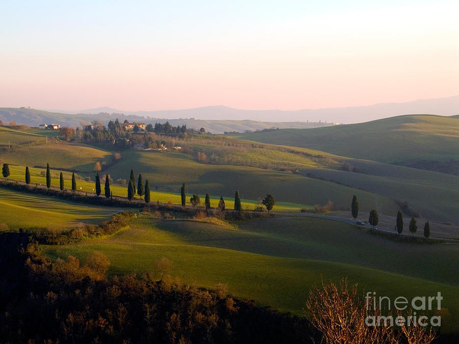 Transportation Photograph - Tuscan Countryside #3 by Tim Holt