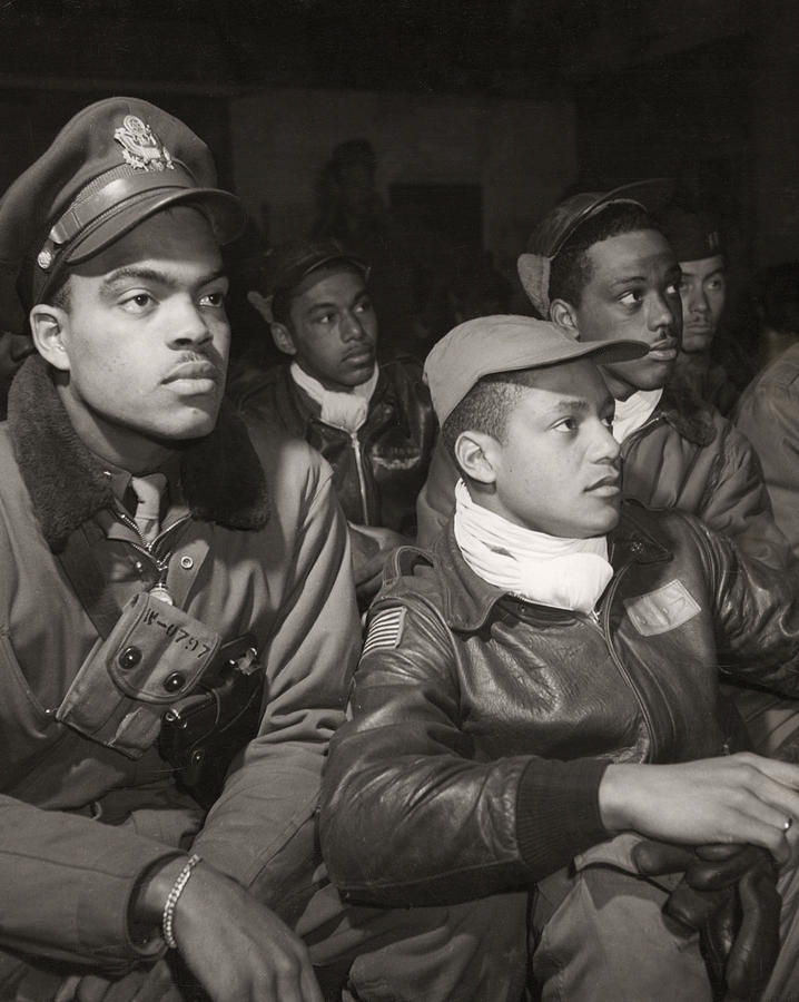Tuskegee Airmen, 1945 #3 Photograph by Granger