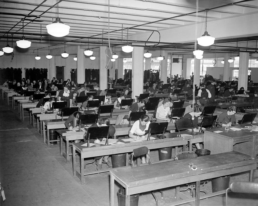 Unemployment Census, 1937 #3 Photograph by Granger