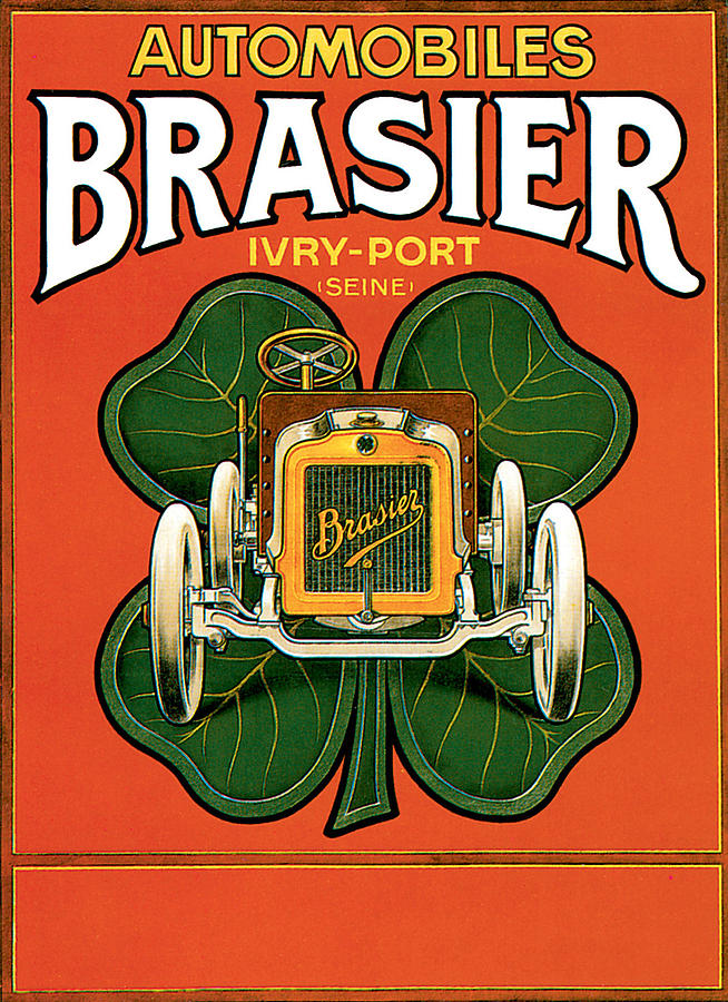 Brasier Automobiles Photograph by Unknown