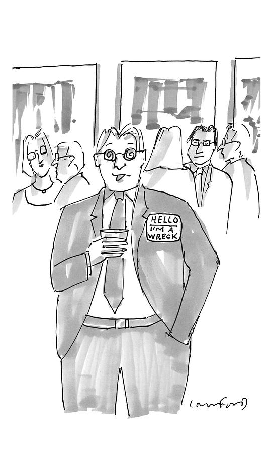 New Yorker January 16th, 2017 Drawing by Michael Crawford