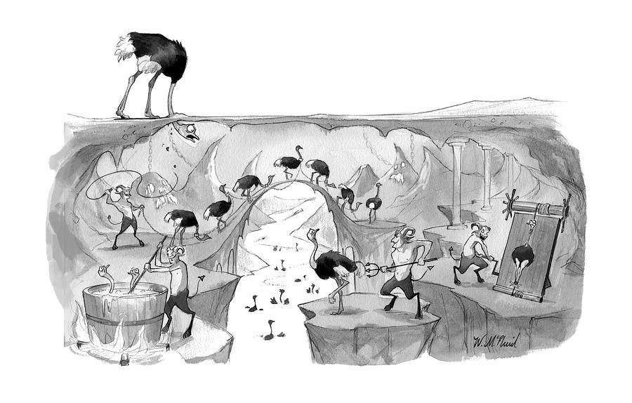 New Yorker October 31st, 2016 Drawing by Will McPhail New Yorker October 31st, 2016 Drawing by Will McPhail