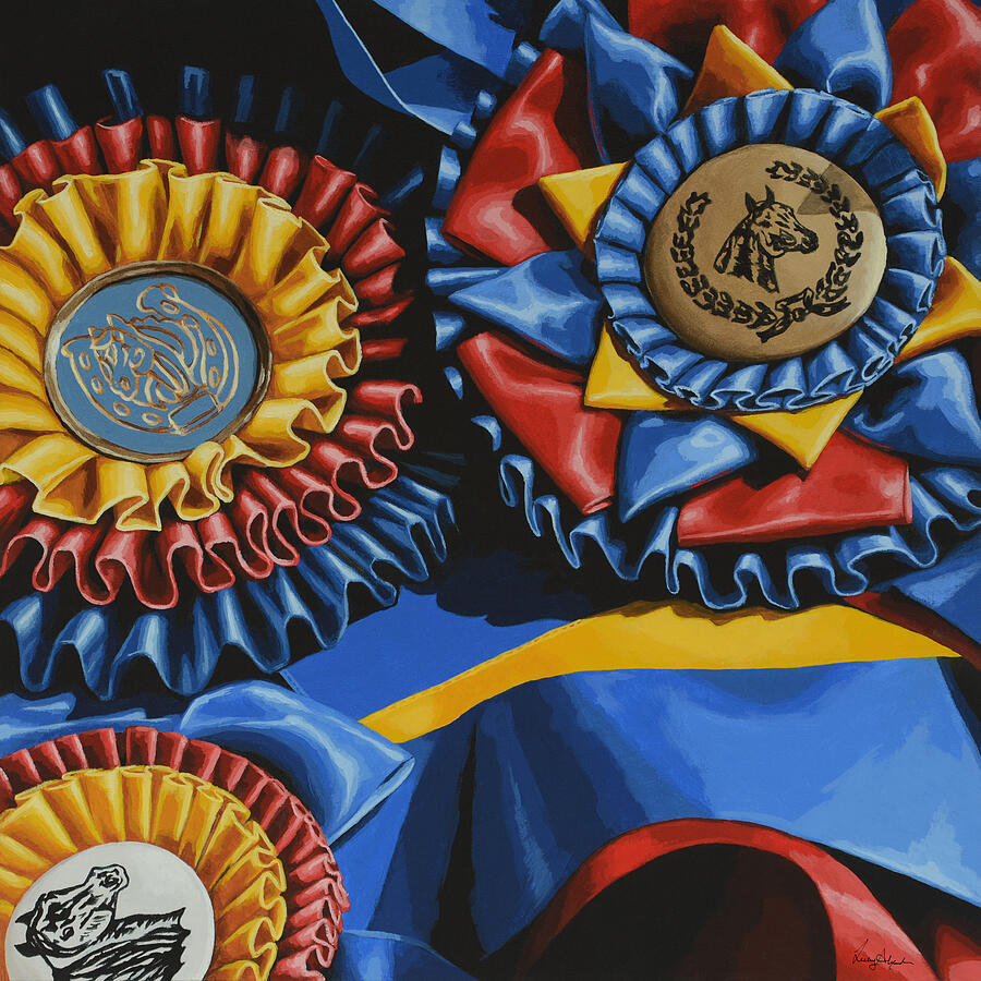 Horse Painting - Rewarding Efforts by Lesley Alexander Horse Painting - Rewarding Efforts by Lesley Alexander