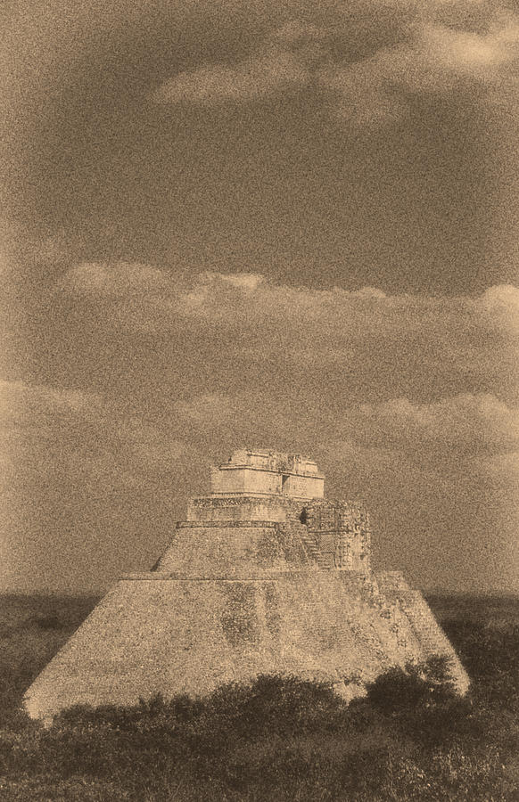 Uxmal ruins 3 Digital Art by Roy Pedersen