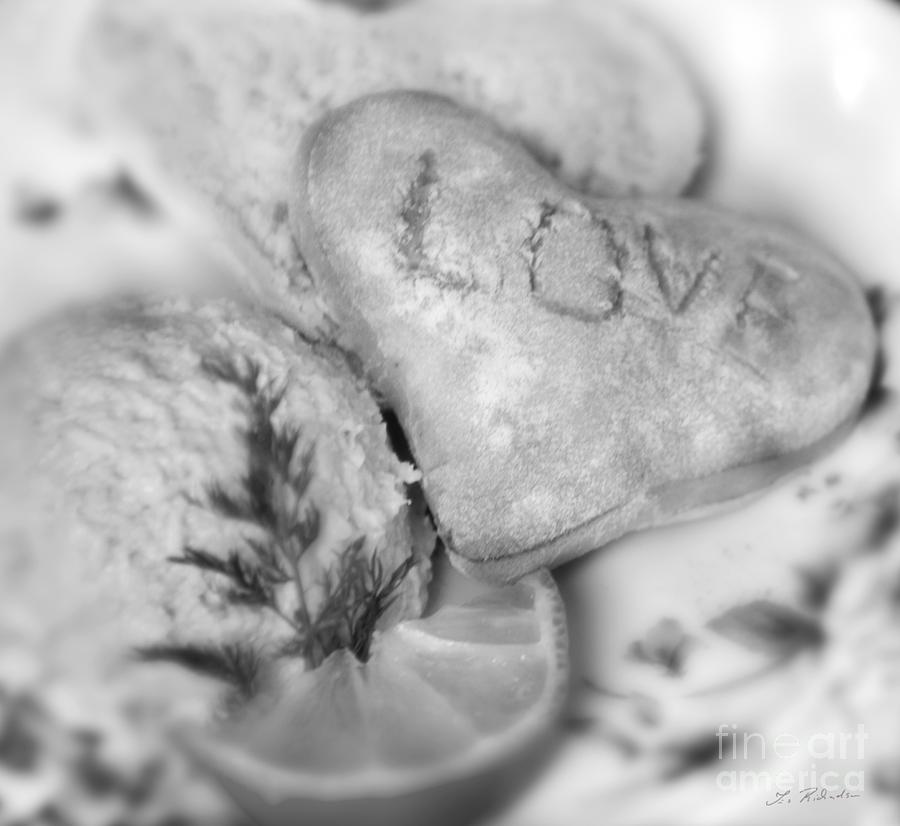Bread Photograph - Valentines Breakfast Love #2 by Iris Richardson