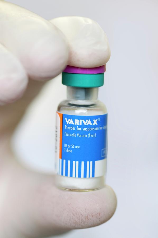 Varivax Chickenpox Vaccine Photograph by Dr P. Marazzi/science Photo ...