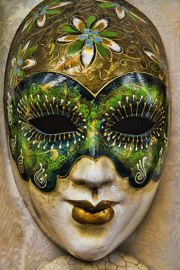 Venetian Photograph - Venetian Carnaval Mask #3 by David Smith
