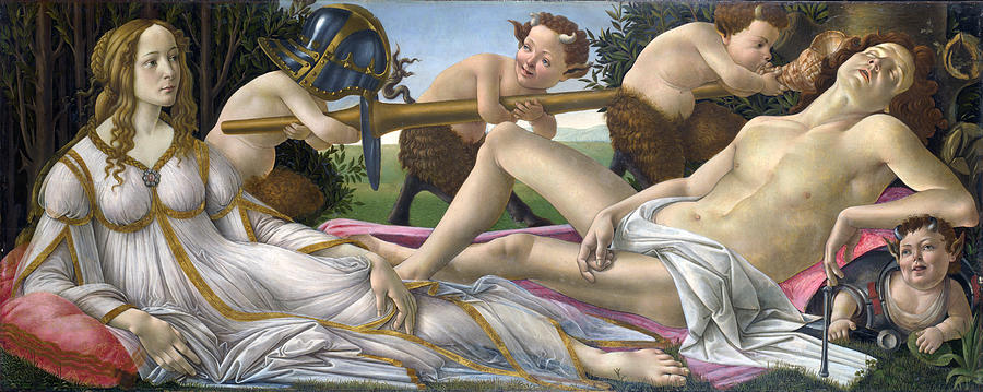 Sandro Botticelli Painting - Venus and Mars #3 by Sandro Botticelli