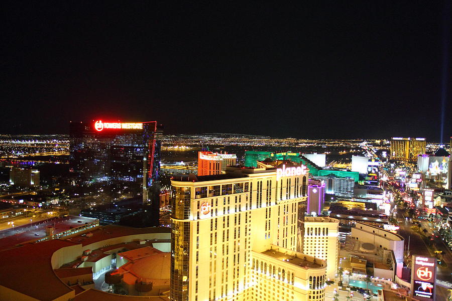 Hollywood Photograph - View from Eiffel Tower in Las Vegas - 01131 #3 by DC Photographer